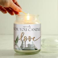 Personalised Love Large Scented Jar Candle Extra Image 3 Preview